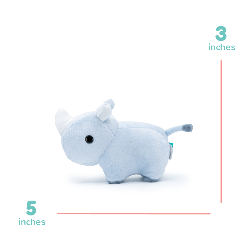 Ximi Rhinoplush Mini Rhini|小犀牛 – Bellzi Taiwan