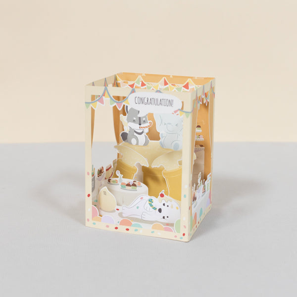 3D Greeting Card - Congratulations - Bellzi